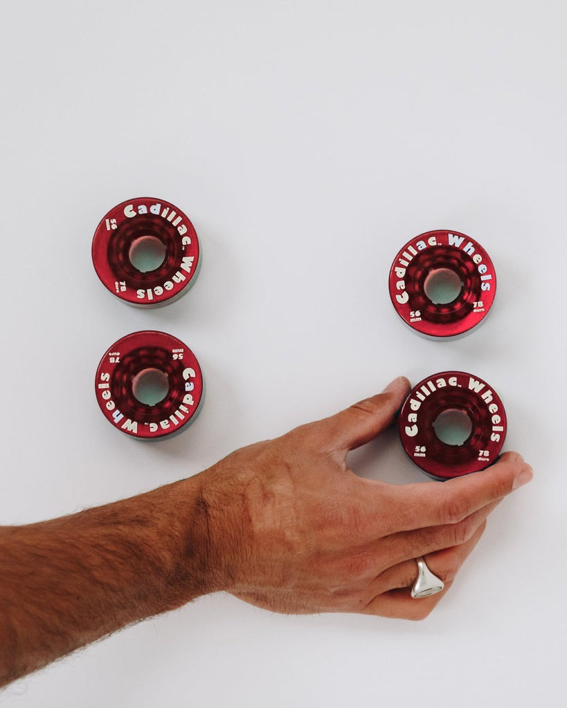 Cadillac Original Wheels 56mm | 78A in Red-Imperfects-Imperfects