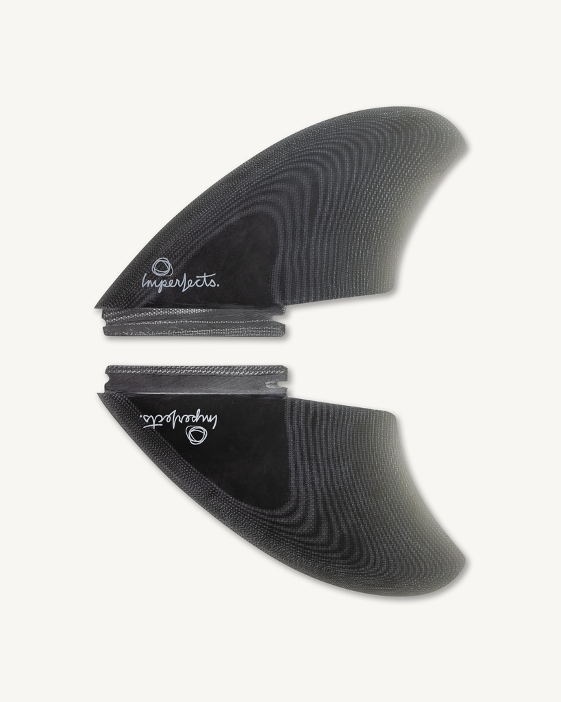 Hummingbird Keel Fin Set in Smoke-Imperfects-Imperfects