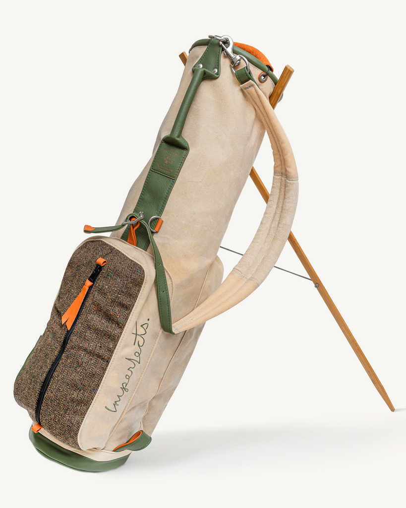Mr. Lynch's Golf Bag in Beige | Imperfects x MacKenzie-Imperfects Collaboration-Imperfects