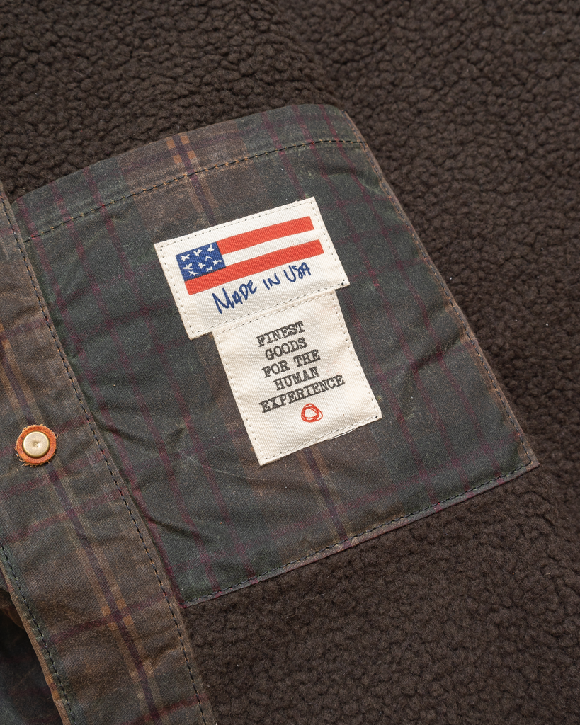 Mr. Lynch's Sherpa Shepherds Shirt in Waxed Tartan-Imperfects-Imperfects