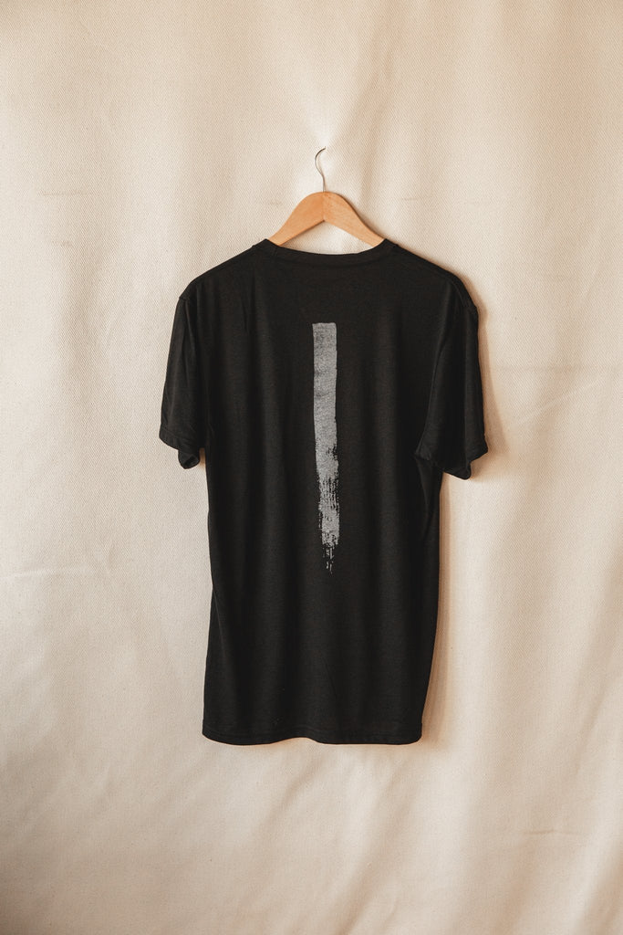 Shop Tee w/ Brushstroke in Black-Imperfects-Imperfects