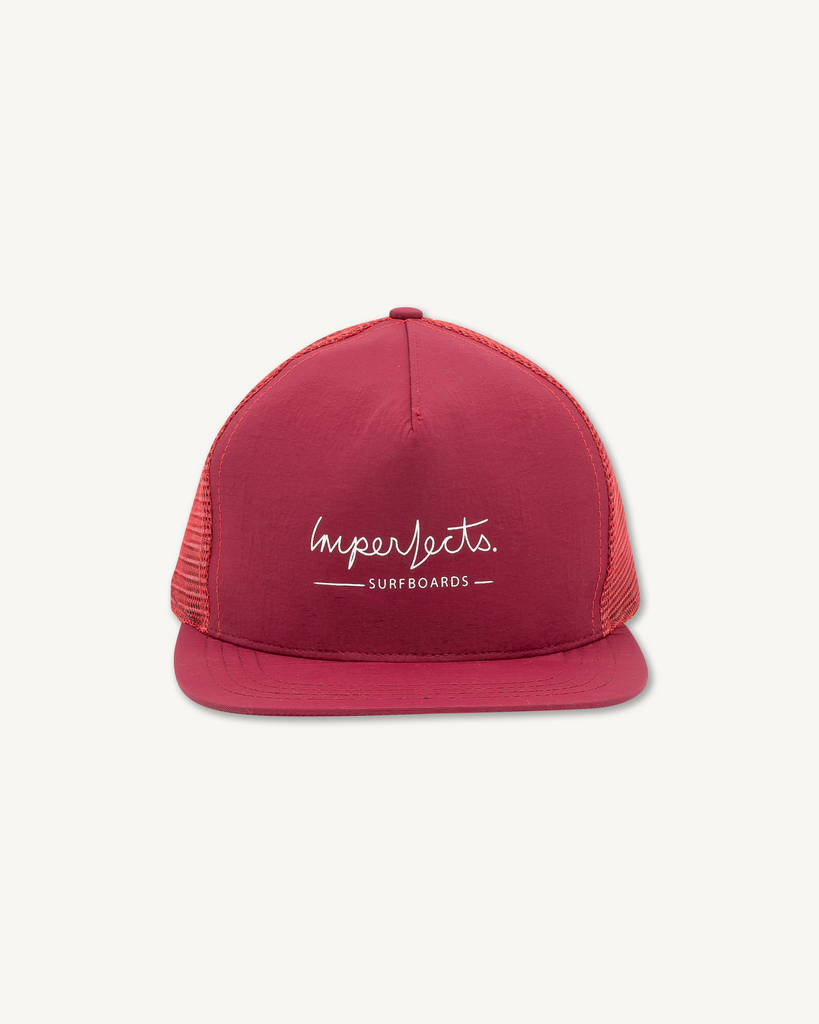 Surfer's Trucker in House Red Taslan-Imperfects-Imperfects