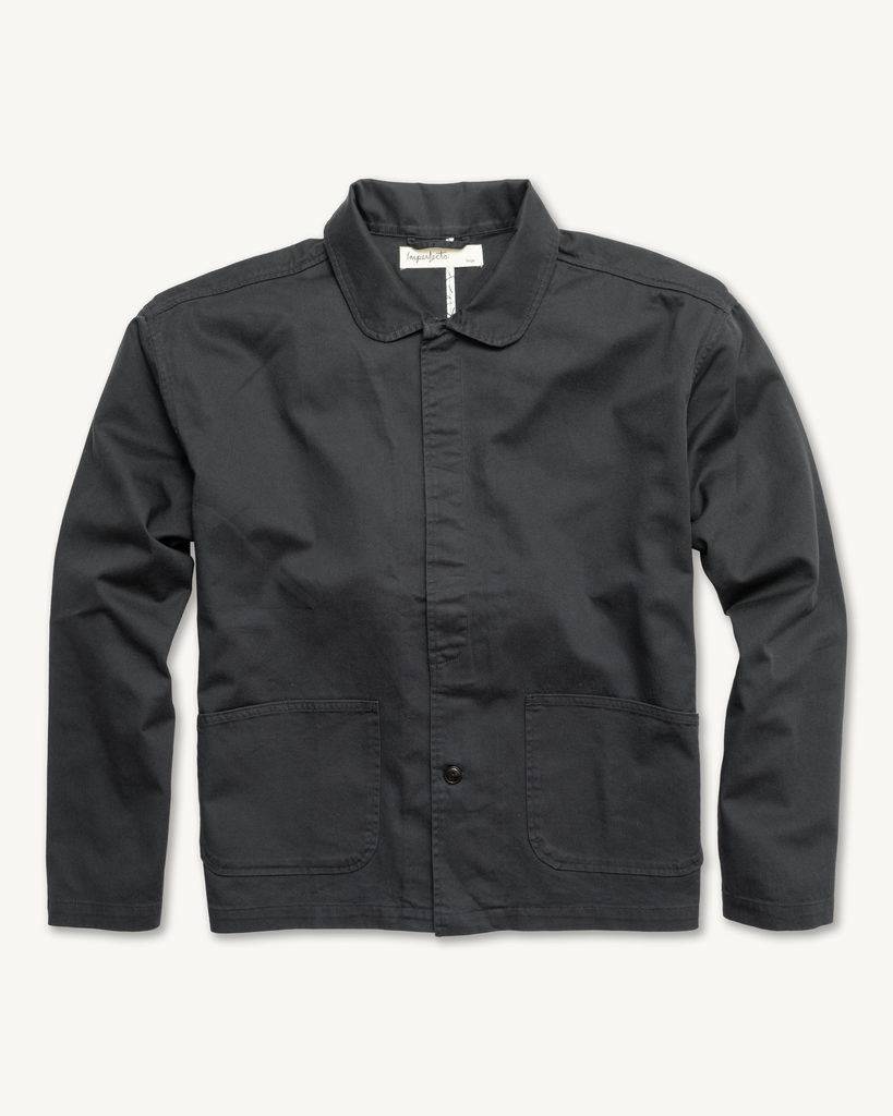 The Bell Coat in Jet Black Twill | PRE-SALE-Imperfects-Imperfects