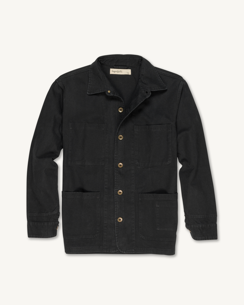 The Cunningham Coat in Obsidian Canvas-Imperfects-Imperfects