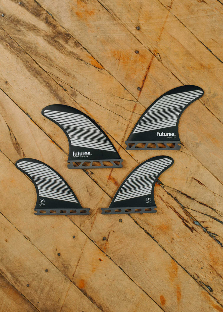 The Legacy F6 Quad Fins in Black-Futures.-Imperfects