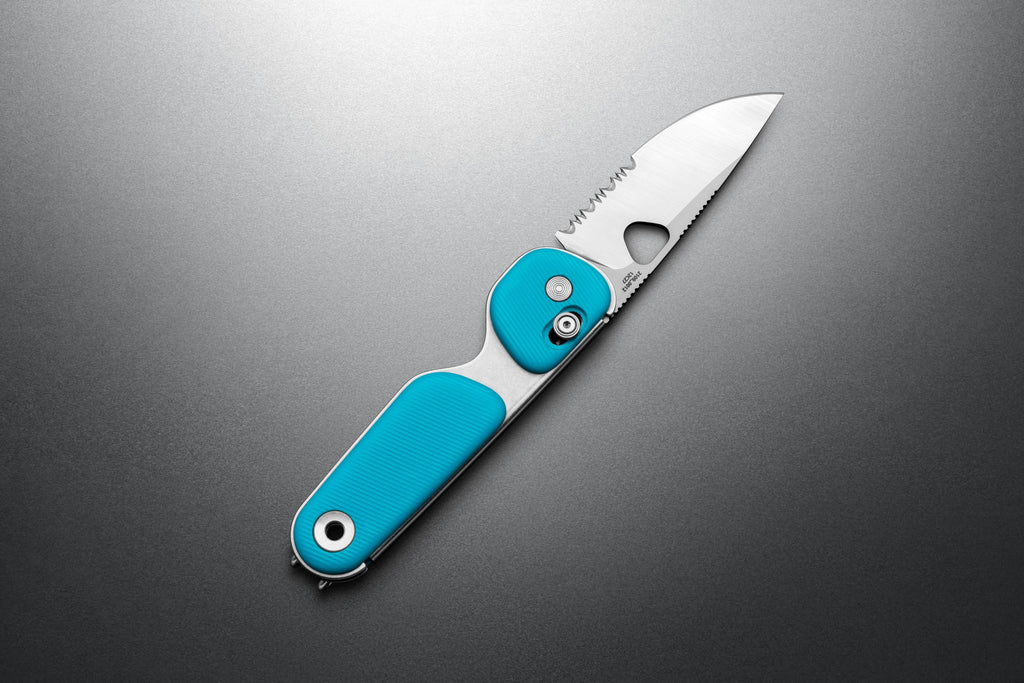 The Redstone Knife in Glacier + Stainless-James Brand-Imperfects