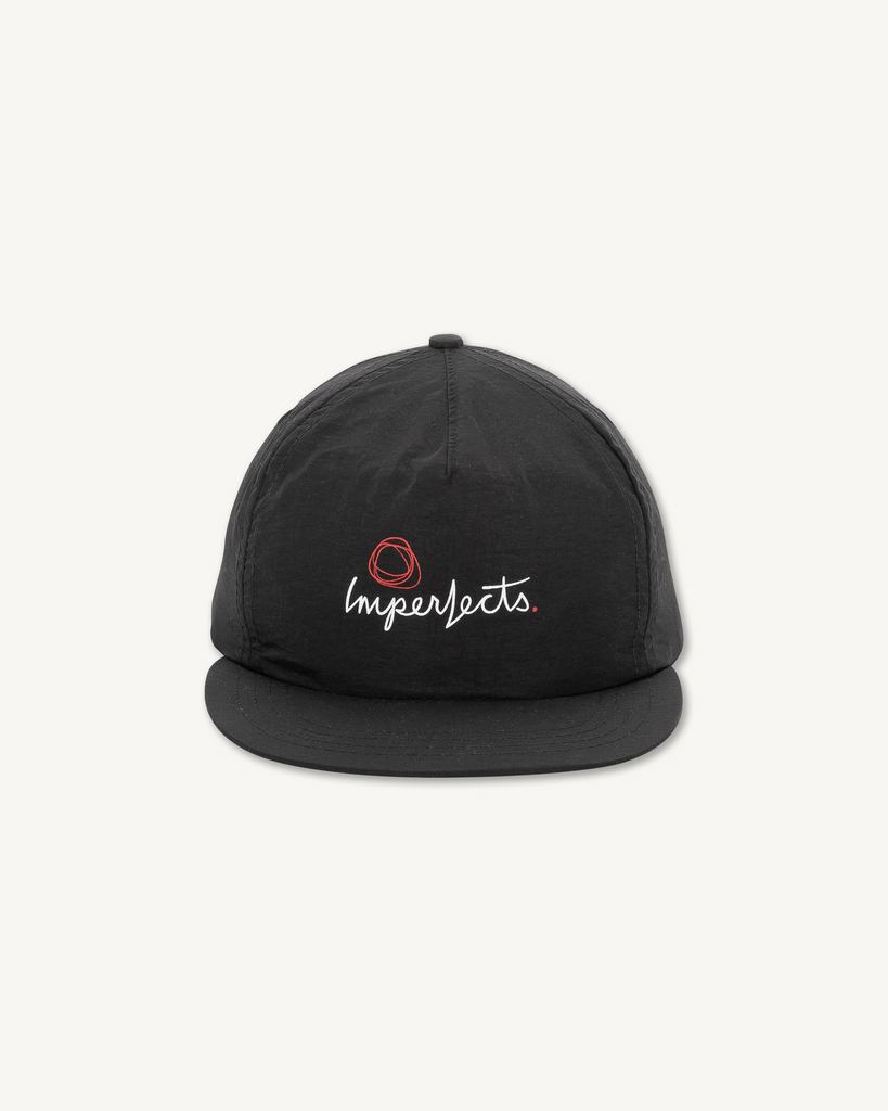 The Surf Cap in Black Taslan-Imperfects-Imperfects