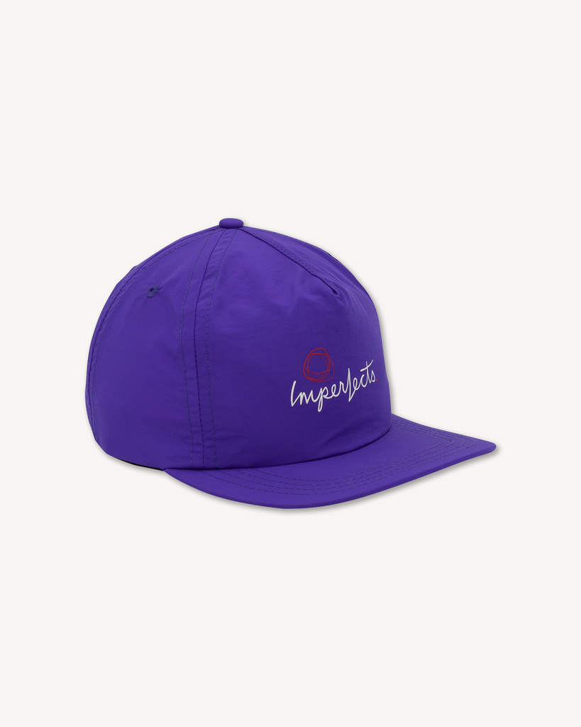 The Surf Cap in Purple Taslan-Imperfects-Imperfects
